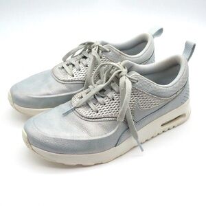 NIKE Air Max Thea Shoes Premium Metallic Silver Platinum Gray 904500-004